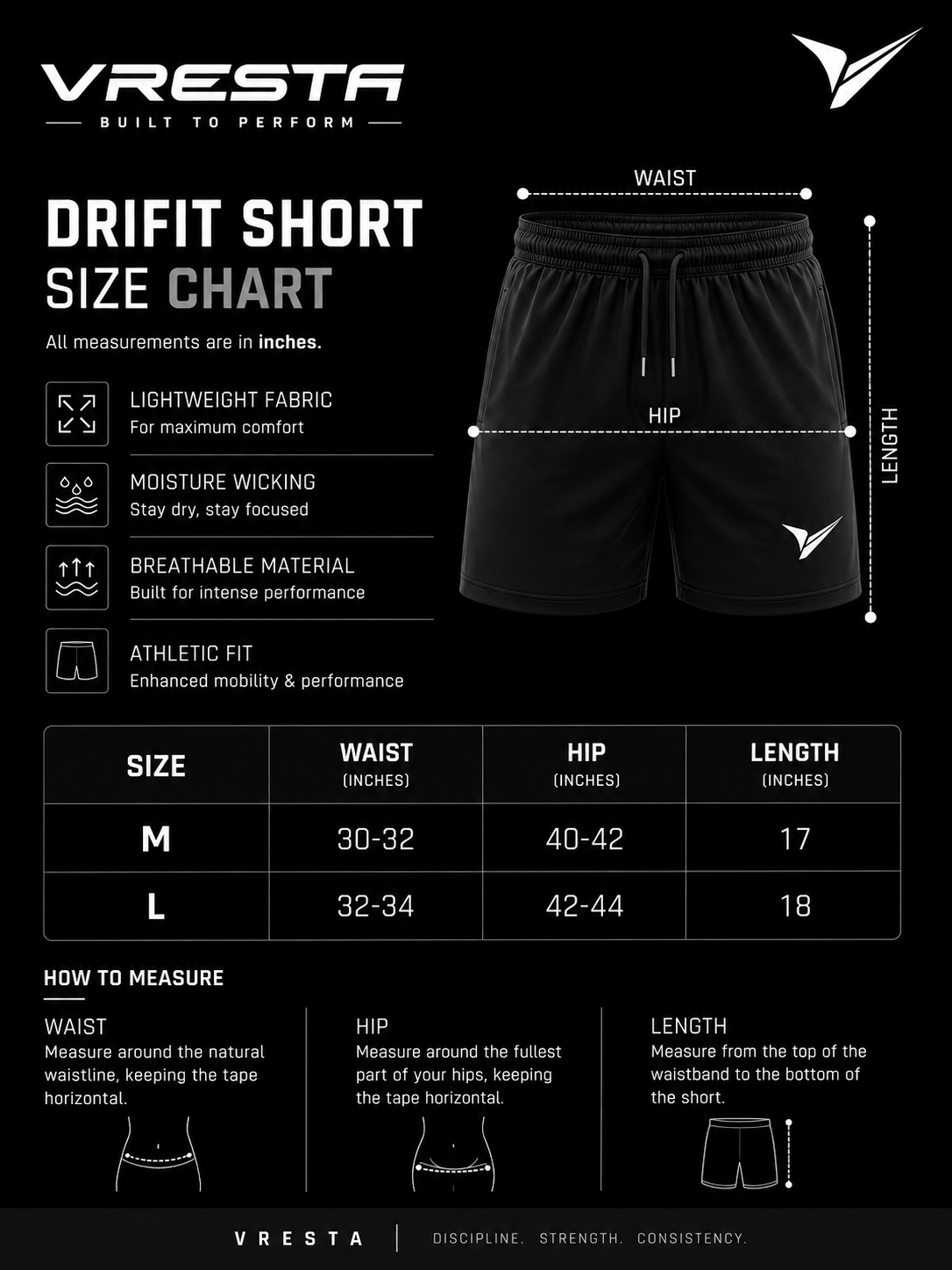 Vresta Grey Training Shorts