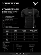 Vresta Black Compression Fit
