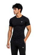 Vresta Black Compression Fit
