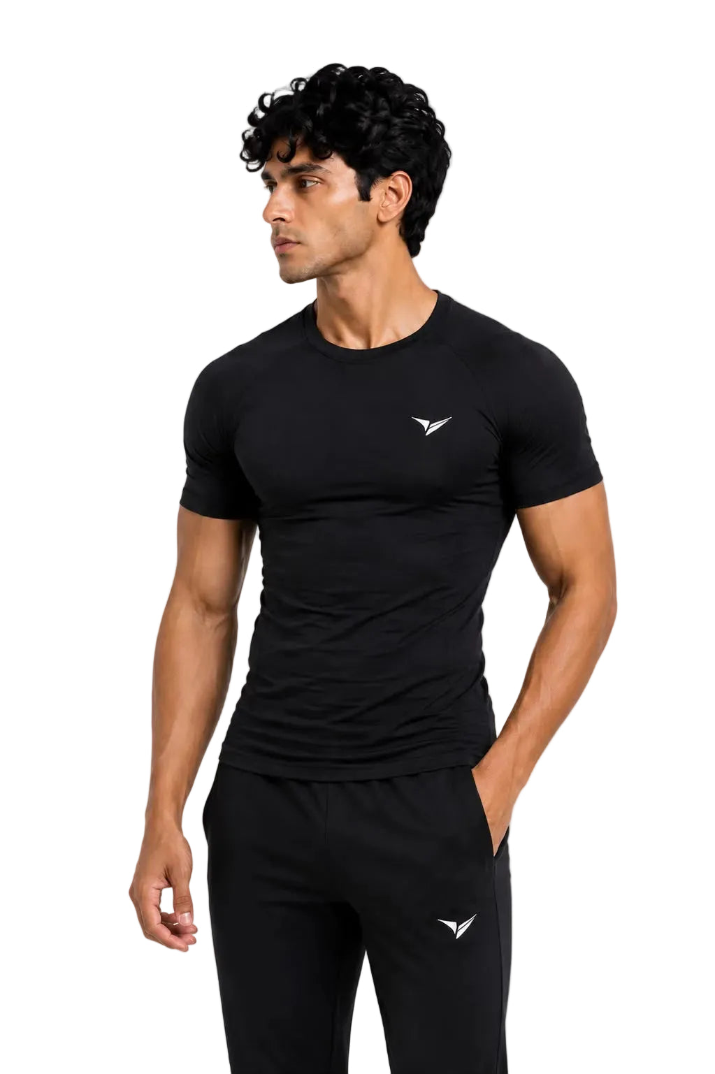 Vresta Black Compression Fit