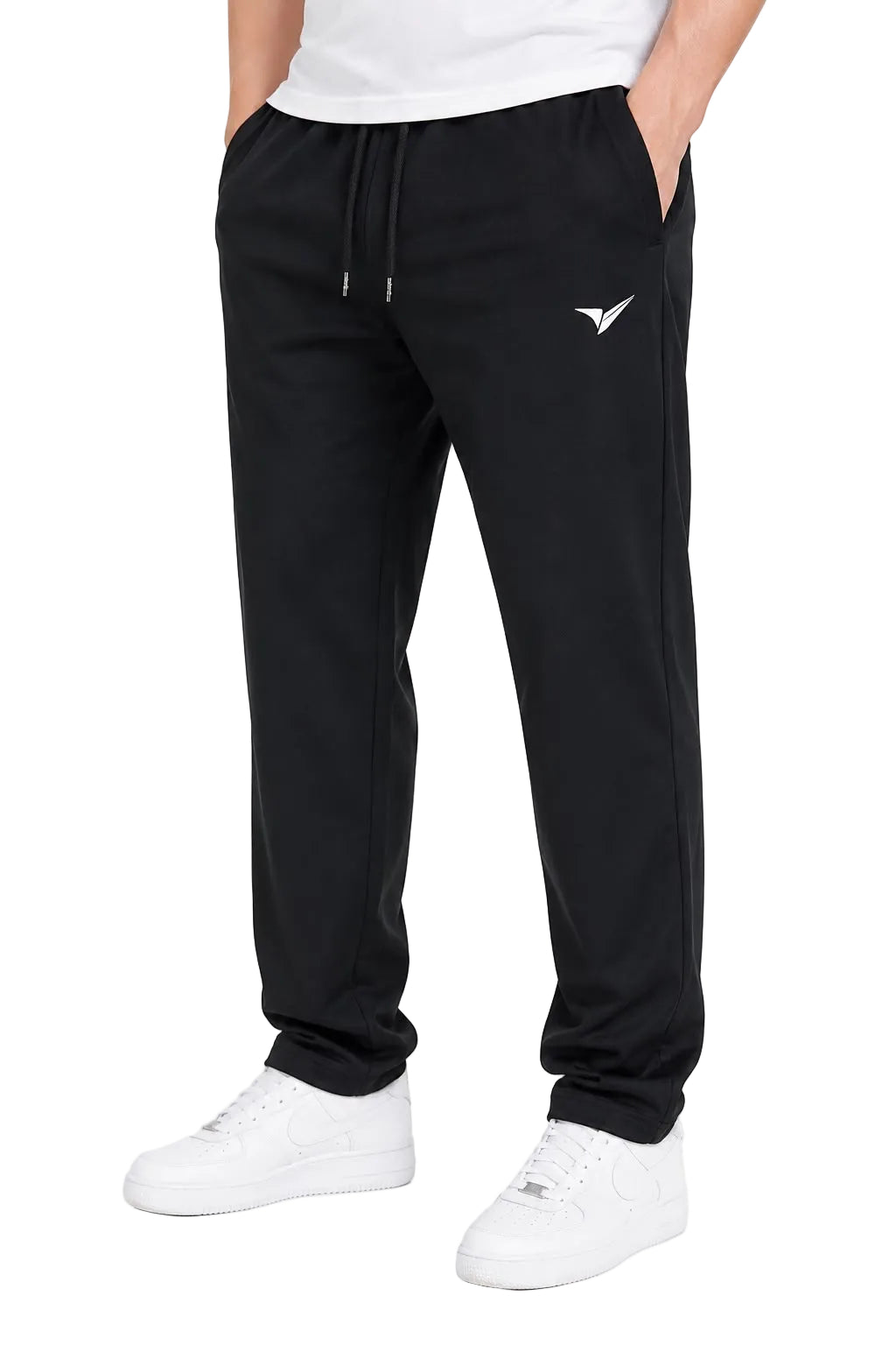 Vresta Black Slim Fit Track Pants