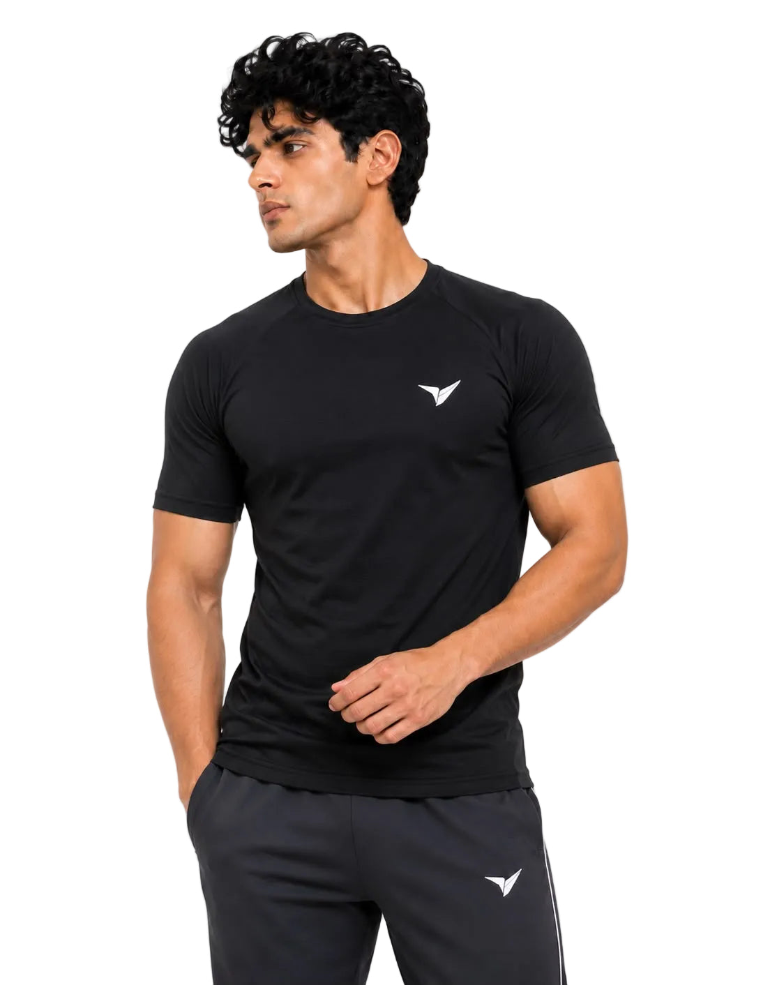 Vresta Stealth Black Rib Top