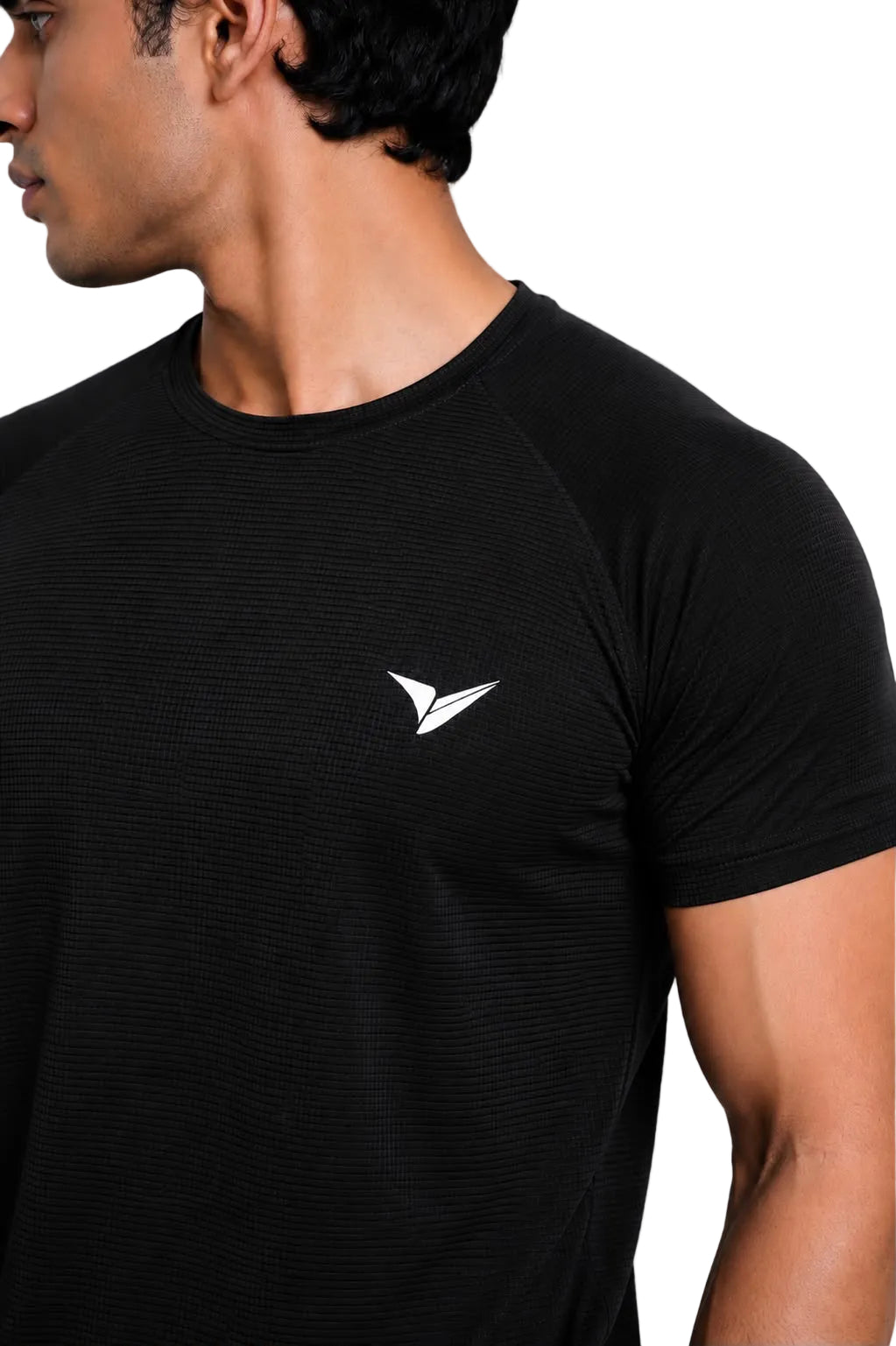 Vresta Stealth Black Rib Top