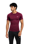 Vresta Burgundy Compression Shirt