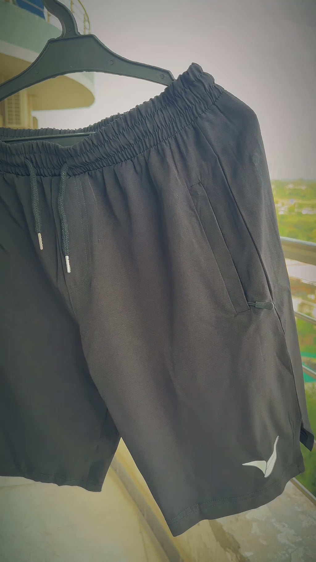 Vresta Black Performance Shorts