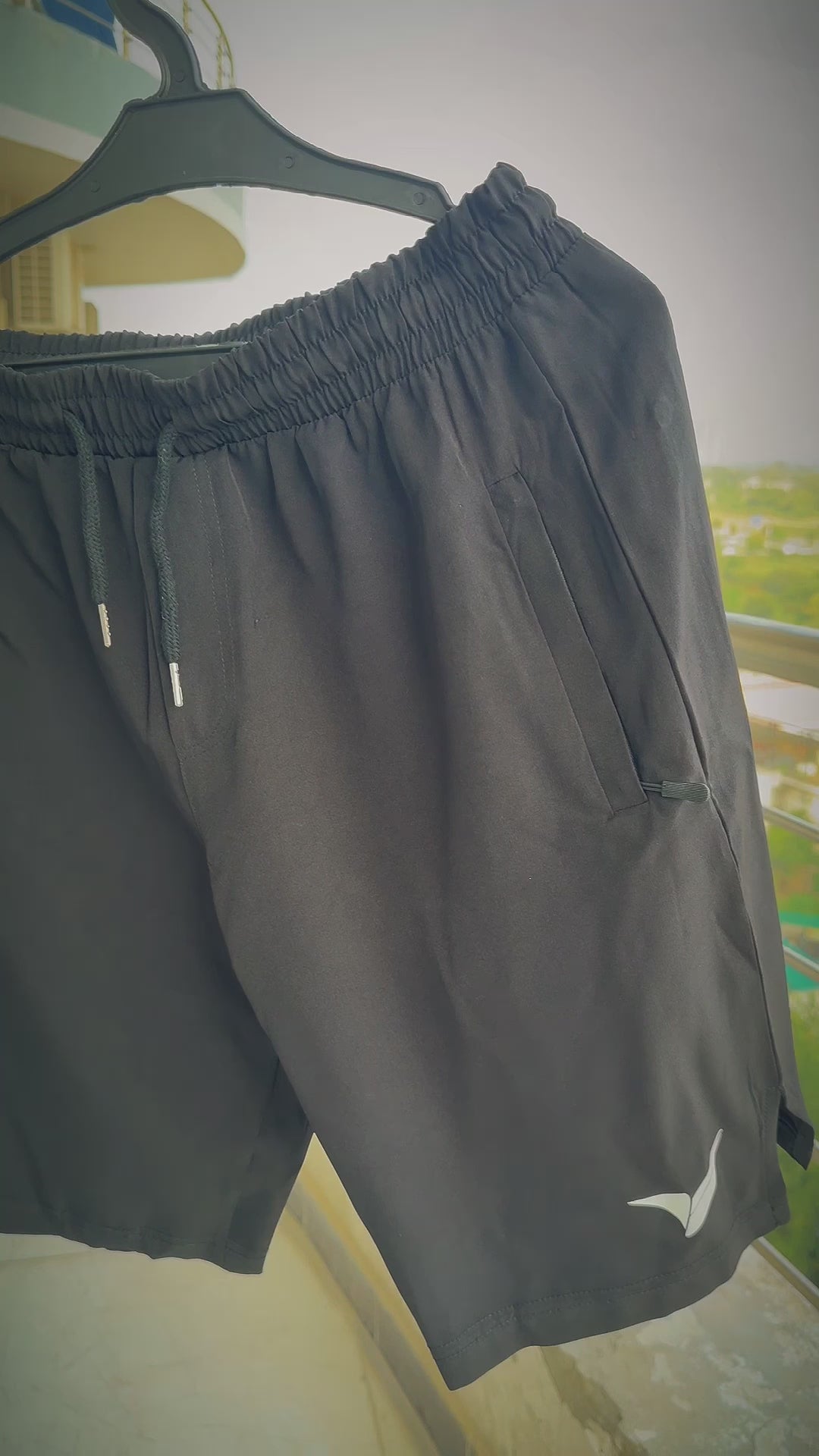 Vresta Black Performance Shorts