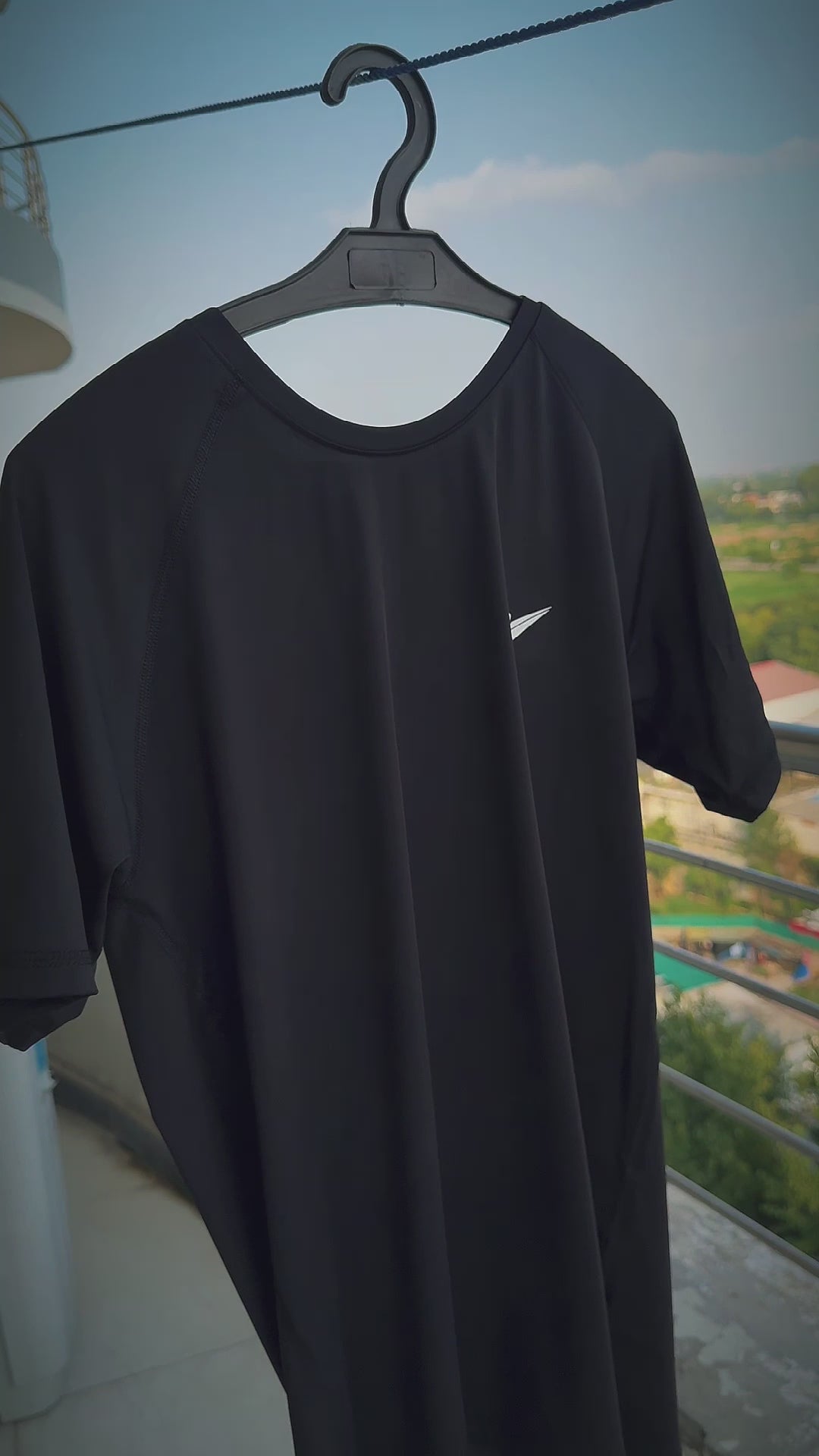 Vresta Black Compression Fit